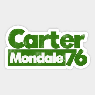 Carter Mondale 1976 Sticker